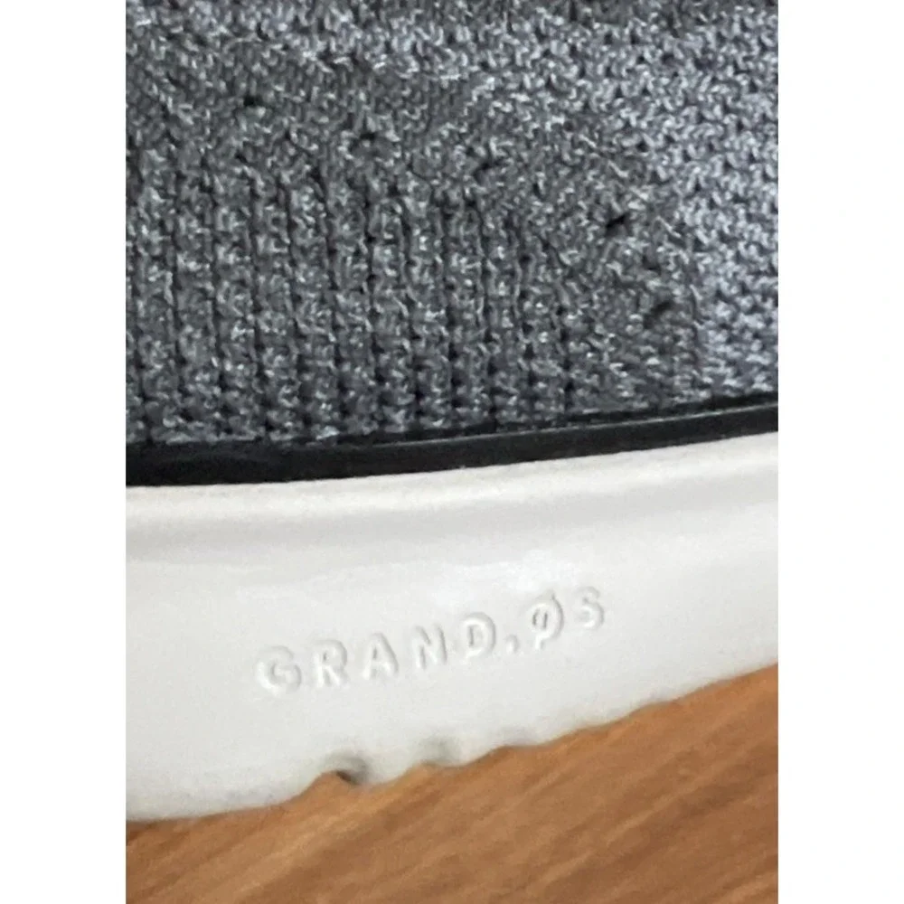Cole Haan 2.ZeroGrand Men's‎ Size 11M Gray Knit Wingtip Oxford Shoes (C27565)